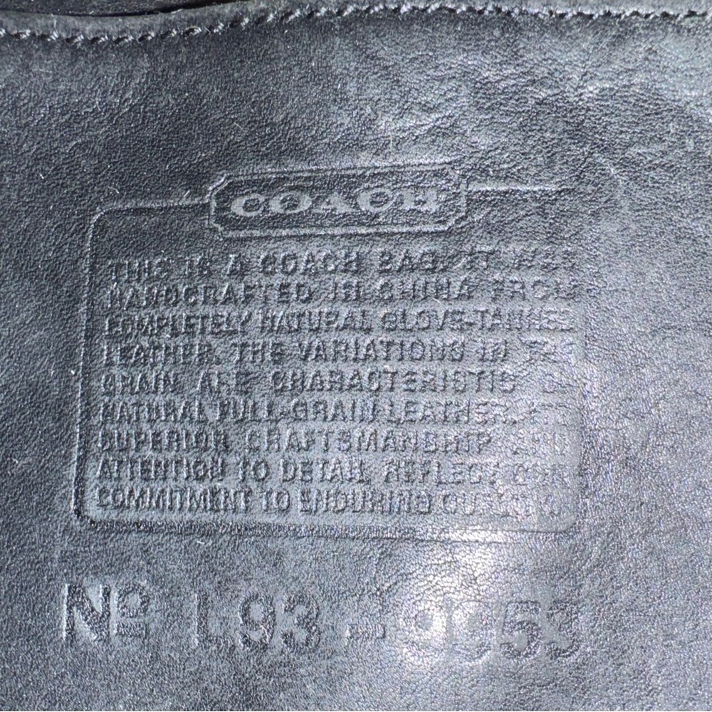 Coach 1993 Helen Berg's Legacy Bucket Bag - Black Glove-tanned leather & brass - Picture 14 of 16